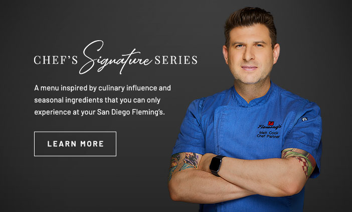 Chef Matt's Table. Click to learn more. Chef Matt's Table. Click to learn more.