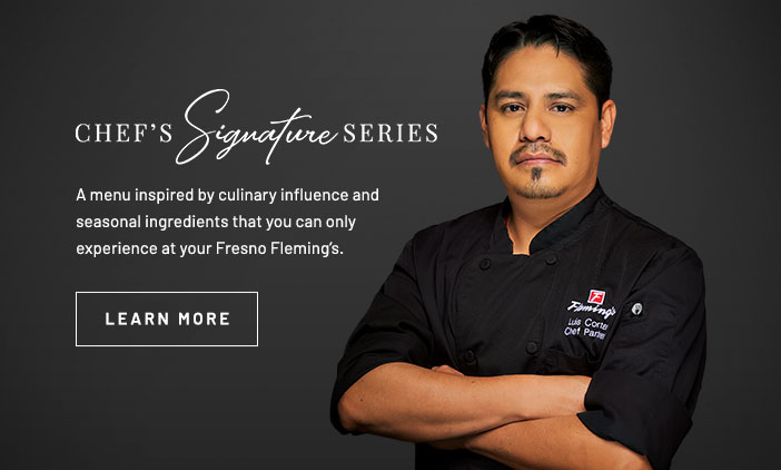 Chef Luis' Table. Click to learn more. Chef Luis' Table. Click to learn more.