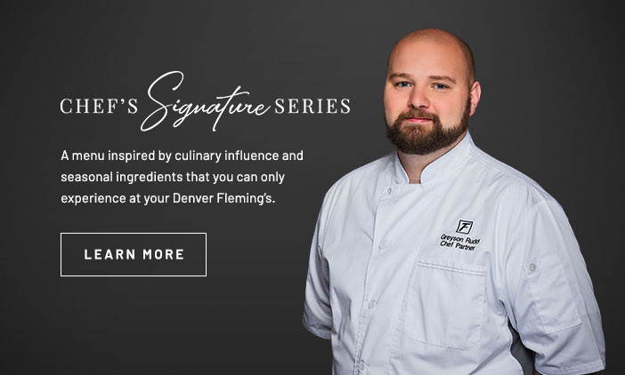 Chef Greyson's Table. Click to learn more.