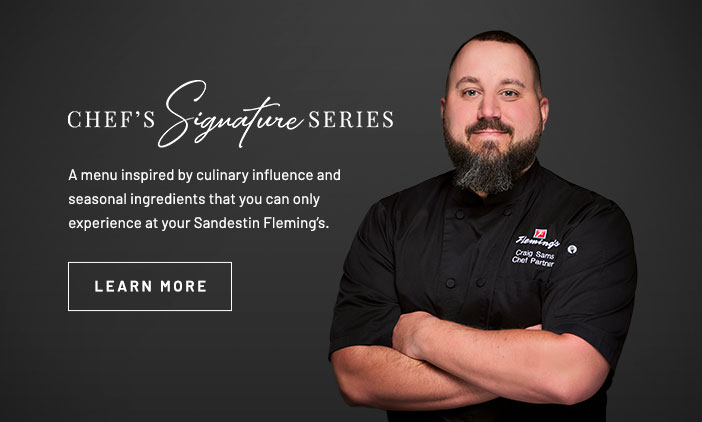 Chef Craig's Table. Click to learn more.