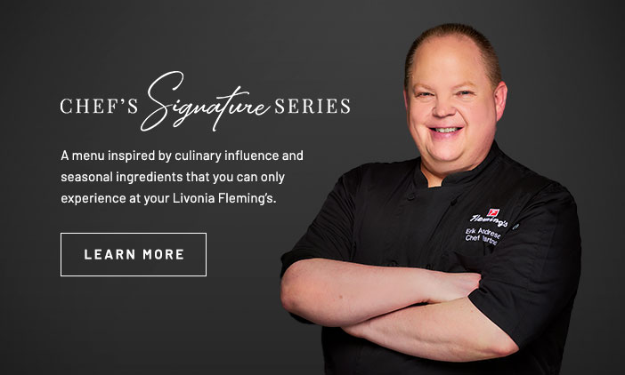 Chef Erik's Table. Click to learn more.