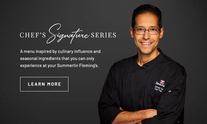 Chef Michael's Table. Click to learn more.