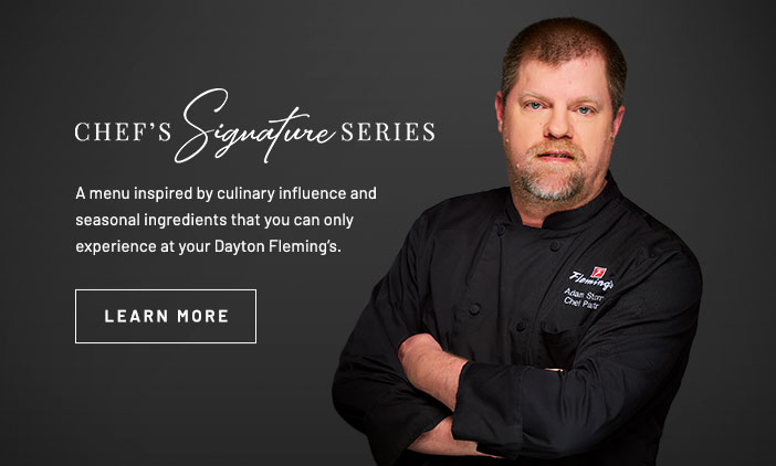 Chef Adam's Table. Click to learn more.