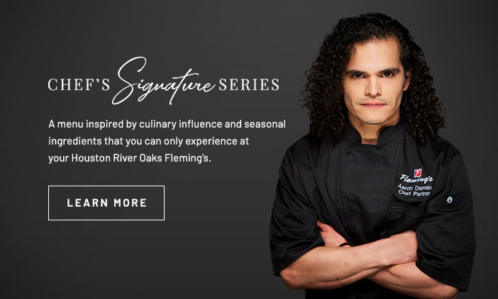 Chef Aaron's Table. Click to learn more.