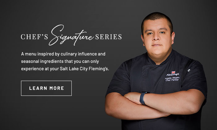 Chef Rogelio's Table. Click to learn more.