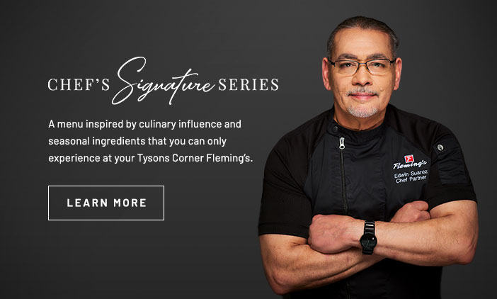 Chef Suarez's Table. Click to learn more.